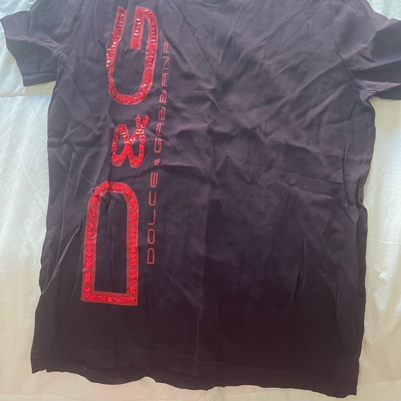 VINTAGE DOLCE & GABBANA LOGO TOP - Picture 2 of 7